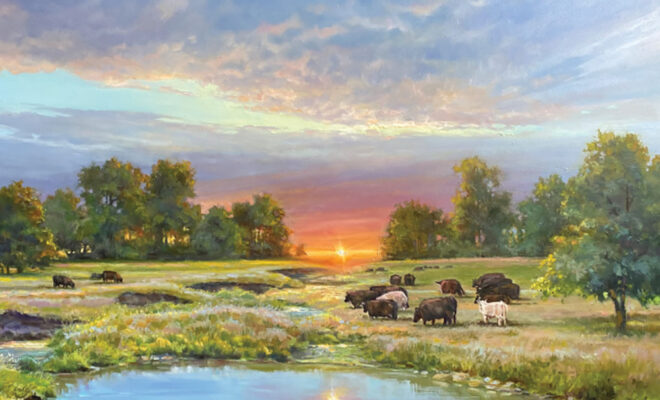 One of Deana Moore Schoolcraft's paintings