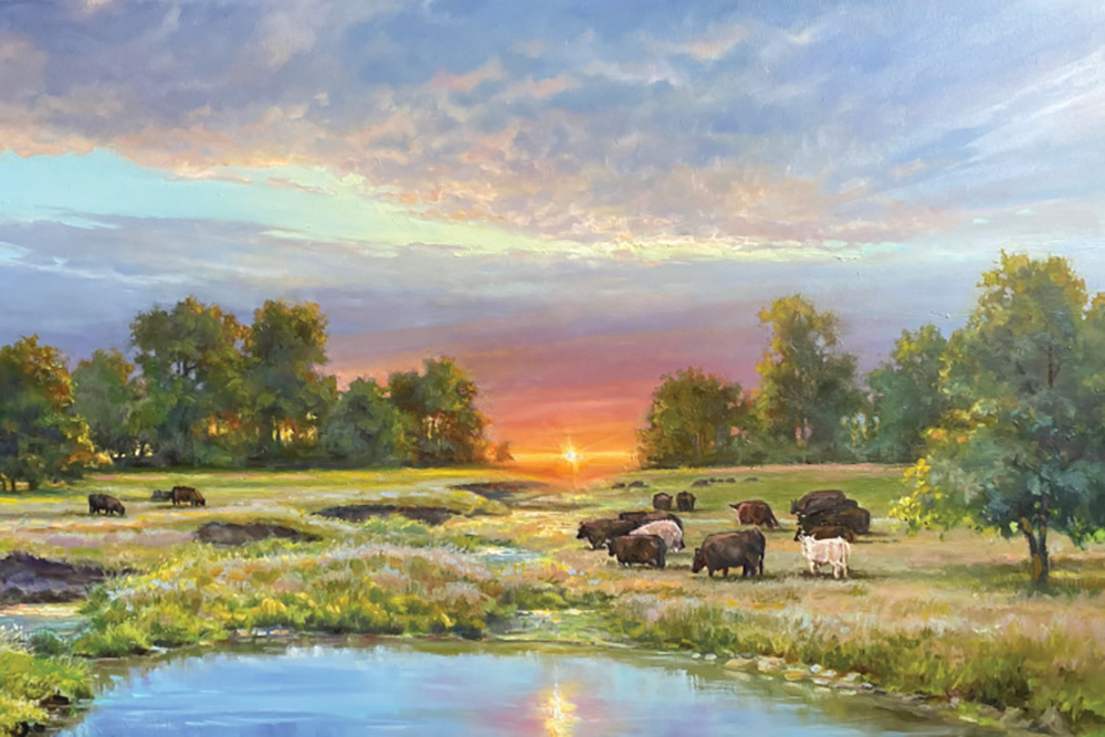One of Deana Moore Schoolcraft's paintings 