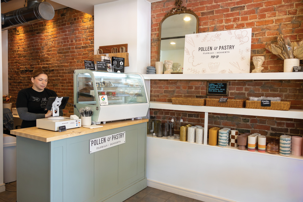 Pollen & Pastry pop-up shop in Bloomington