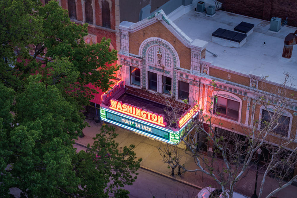 Exterior of the Washington Theater