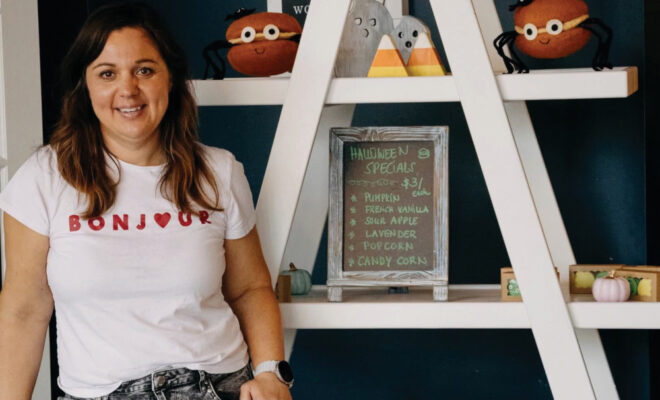 Diana Natale, owner of Voilà Macarons