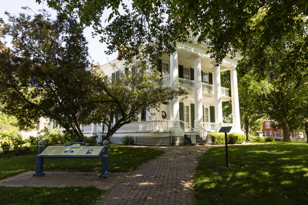 Exterior of John Wood's mansion
