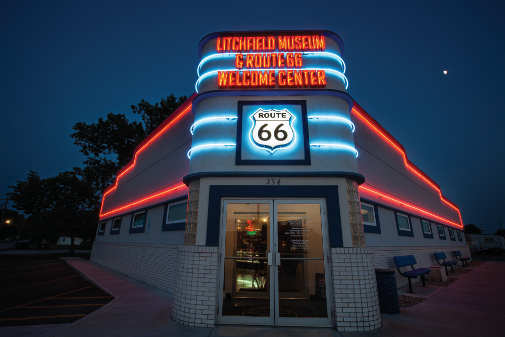 Exterior of Litchfield Museum and Route 66 Welcome Center