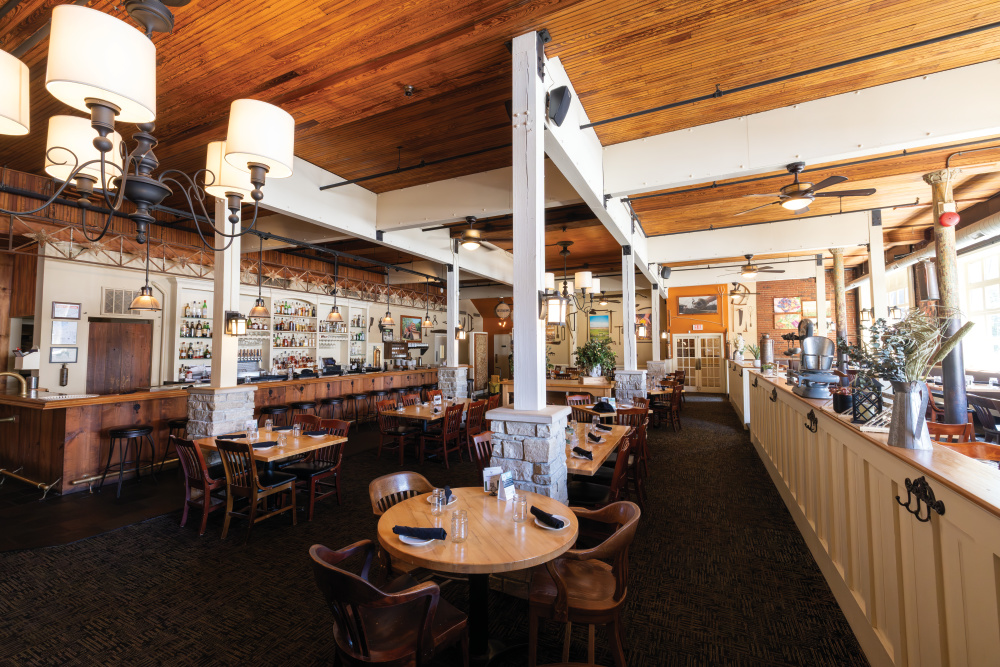 Interior of Epiphany Farms Restaurant in Bloomington