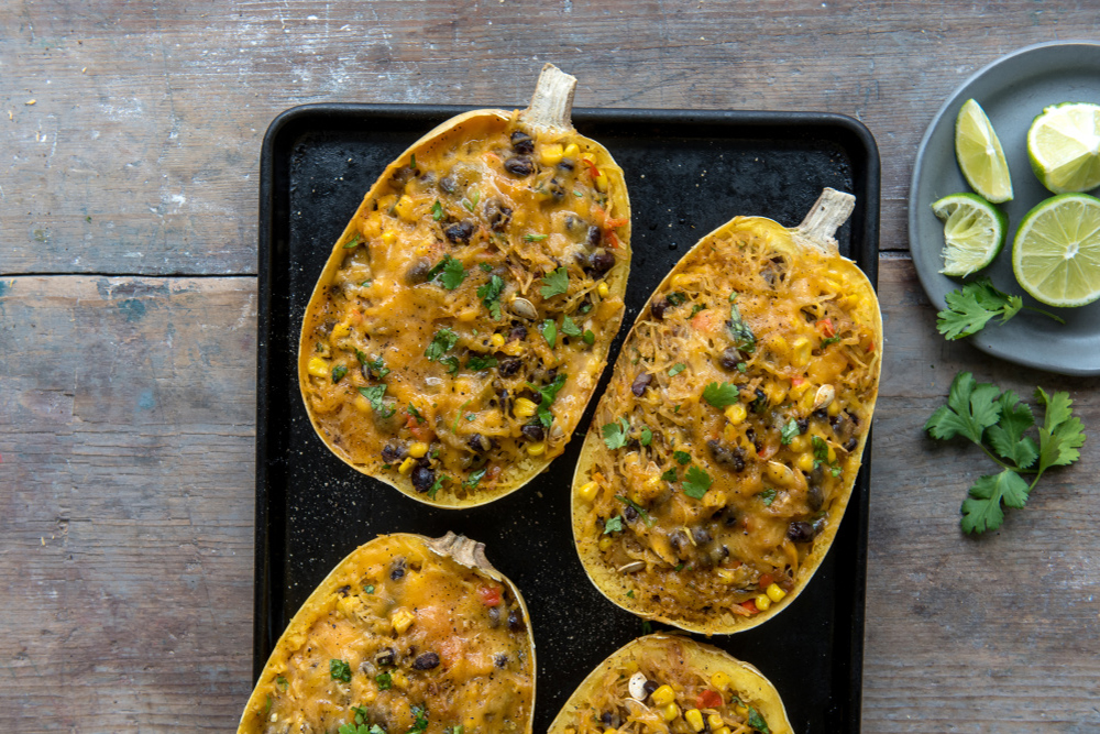 Southwestern Stuffed Spaghetti Squash