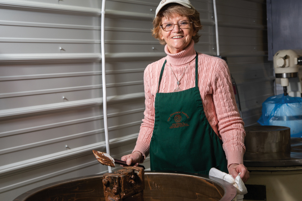 Chocolate Factory Inc. owner Linda Meherg